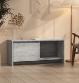VidaXL Tv-meubel 90x35x40 cm bewerkt hout grijs sonoma eikenkleurig