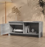 VidaXL Tv-meubel 90x35x40 cm bewerkt hout grijs sonoma eikenkleurig