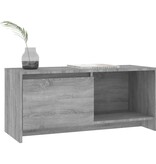 VidaXL Tv-meubel 90x35x40 cm bewerkt hout grijs sonoma eikenkleurig
