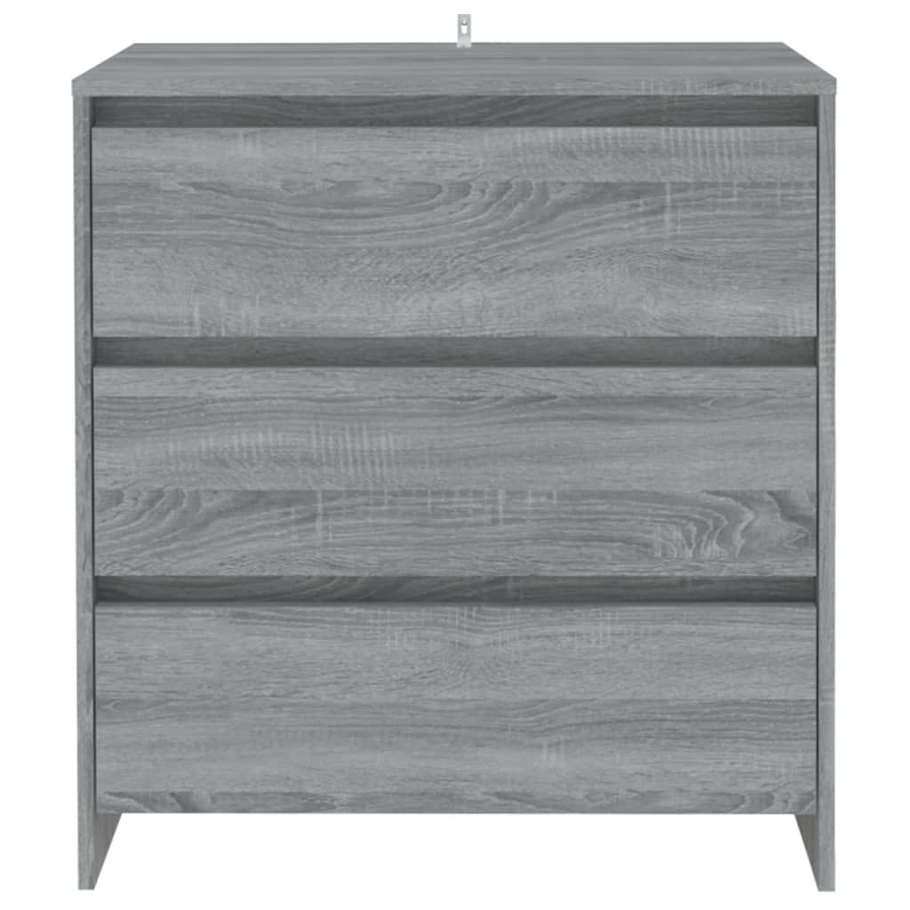 VidaXL Dressoir 70x41x75 cm bewerkt hout grijs sonoma eikenkleurig