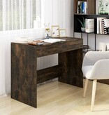VidaXL Bureau 101x50x76,5 cm spaanplaat gerookt eikenkleurig