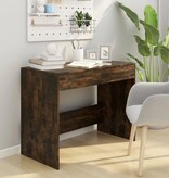 VidaXL Bureau 101x50x76,5 cm spaanplaat gerookt eikenkleurig