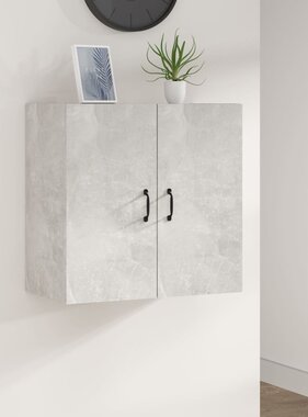 VidaXL Wandkast 60x31x60 cm bewerkt hout betongrijs