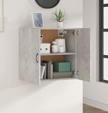 VidaXL Wandkast 60x31x60 cm bewerkt hout betongrijs