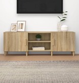 VidaXL Tv-meubel 150x30x50 cm bewerkt hout sonoma eikenkleurig