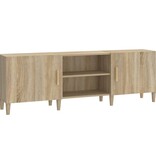VidaXL Tv-meubel 150x30x50 cm bewerkt hout sonoma eikenkleurig