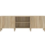 VidaXL Tv-meubel 150x30x50 cm bewerkt hout sonoma eikenkleurig
