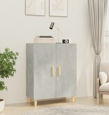 VidaXL Dressoir 70x34x90 cm bewerkt hout betongrijs