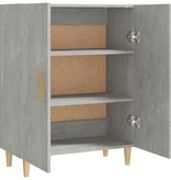 VidaXL Dressoir 70x34x90 cm bewerkt hout betongrijs
