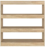 VidaXL Boekenkast/kamerscherm 100x30x103 cm sonoma eikenkleurig