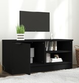 VidaXL Tv-meubel 80x35x36,5 cm bewerkt hout zwart