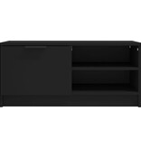 VidaXL Tv-meubel 80x35x36,5 cm bewerkt hout zwart
