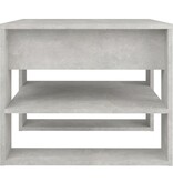 VidaXL Salontafel 55,5x55x45 cm bewerkt hout betongrijs