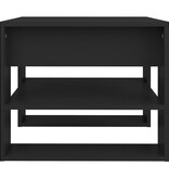 VidaXL Salontafel 55,5x55x45 cm bewerkt hout zwart