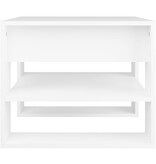 VidaXL Salontafel 55,5x55x45 cm bewerkt hout wit