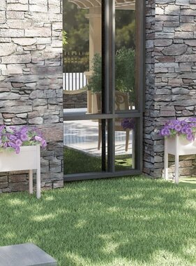 VidaXL Plantenbakken 2 st 70x31x70 cm massief grenenhout wit