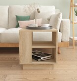 VidaXL Salontafel 40x40x43 cm bewerkt hout sonoma eikenkleurig