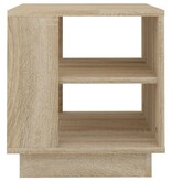 VidaXL Salontafel 40x40x43 cm bewerkt hout sonoma eikenkleurig