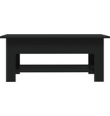 VidaXL Salontafel 102x50x45 cm bewerkt hout zwart