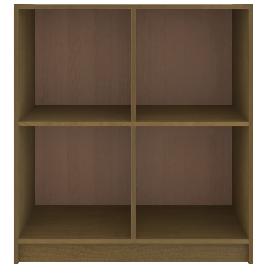 VidaXL Dressoir 70x33x76 cm massief grenenhout honingbruin