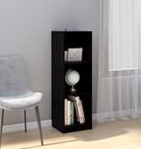 VidaXL Boekenkast/kamerscherm 36x33x110 cm massief grenenhout zwart