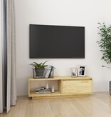 VidaXL Tv-meubel 110x30x33,5 cm massief grenenhout
