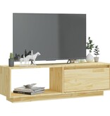 VidaXL Tv-meubel 110x30x33,5 cm massief grenenhout
