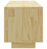 VidaXL Tv-meubel 110x30x33,5 cm massief grenenhout