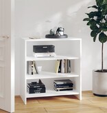 VidaXL Dressoir 70x40,5x75 cm bewerkt hout wit