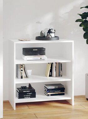 VidaXL Dressoir 70x40,5x75 cm bewerkt hout wit