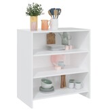 VidaXL Dressoir 70x40,5x75 cm bewerkt hout wit