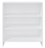 VidaXL Dressoir 70x40,5x75 cm bewerkt hout wit