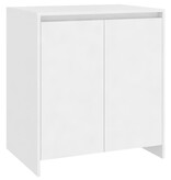 VidaXL Dressoir 70x41x75 cm bewerkt hout wit