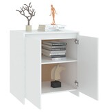 VidaXL Dressoir 70x41x75 cm bewerkt hout wit