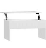 VidaXL Salontafel 80x50,5x41,5 cm bewerkt hout wit