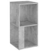 VidaXL Hoekkast 33x33x67 cm bewerkt hout betongrijs