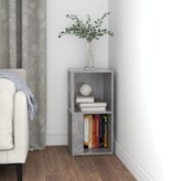VidaXL Hoekkast 33x33x67 cm bewerkt hout betongrijs