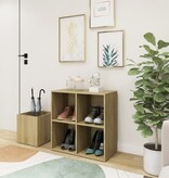 VidaXL Opbergkast 105x35,5x70 cm bewerkt hout sonoma eikenkleurig