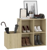 VidaXL Opbergkast 105x35,5x70 cm bewerkt hout sonoma eikenkleurig