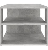 VidaXL Salontafel 100x50x40 cm bewerkt hout betongrijs