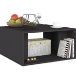 VidaXL Salontafels 4 st 33x33x33 cm bewerkt hout grijs