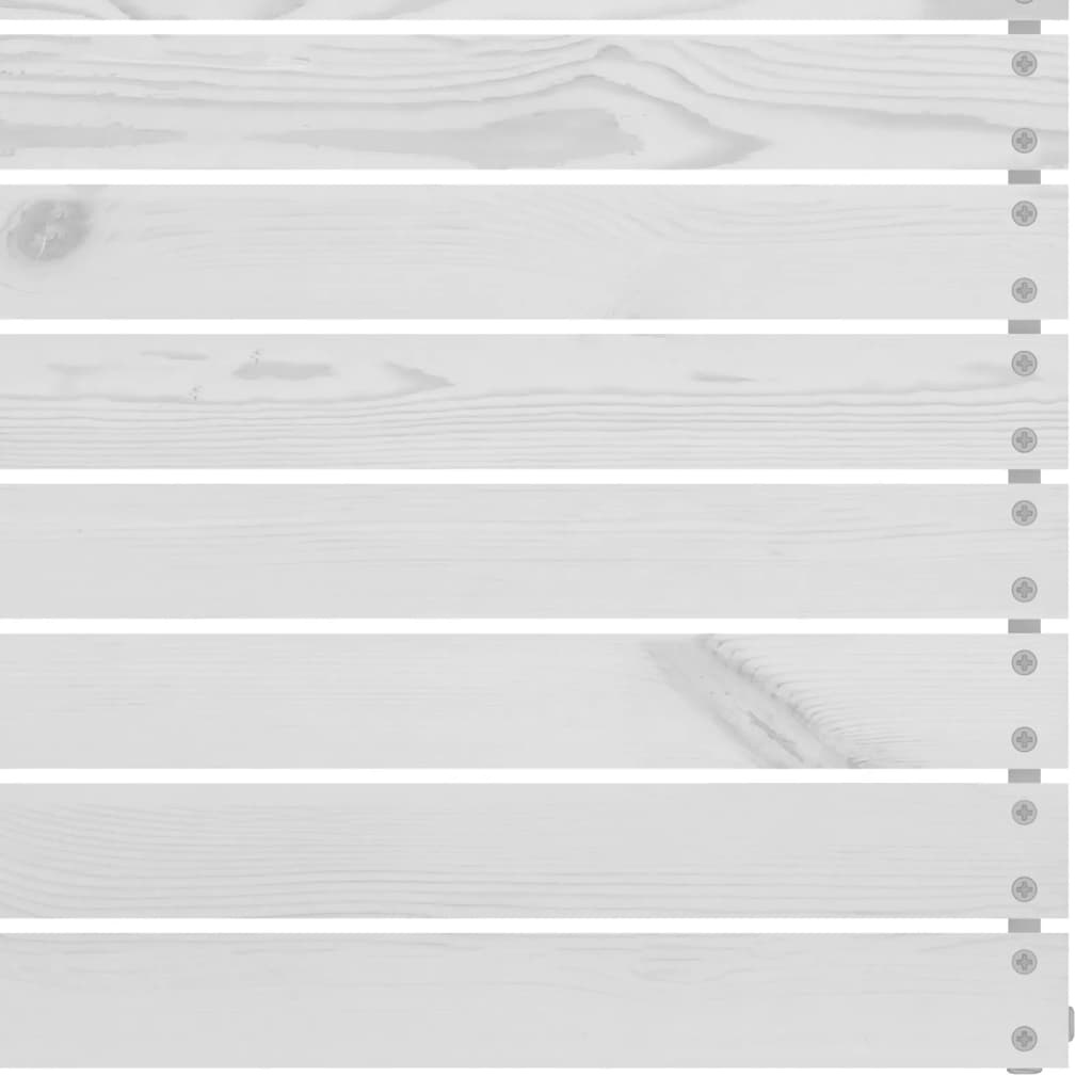 VidaXL 3-delige Loungeset massief grenenhout wit