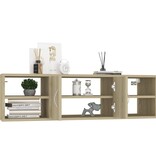 VidaXL Wandschap 102x30x29 cm bewerkt hout sonoma eikenkleurig