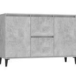 VidaXL Dressoir 104x35x70 cm bewerkt hout betongrijs