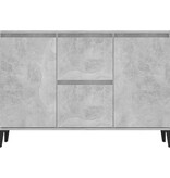 VidaXL Dressoir 104x35x70 cm bewerkt hout betongrijs