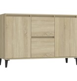 VidaXL Dressoir 104x35x70 cm bewerkt hout sonoma eikenkleurig