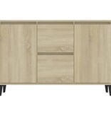 VidaXL Dressoir 104x35x70 cm bewerkt hout sonoma eikenkleurig