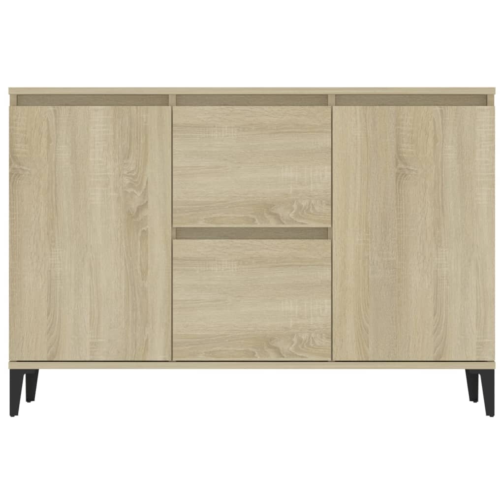 VidaXL Dressoir 104x35x70 cm bewerkt hout sonoma eikenkleurig