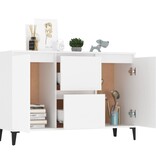 VidaXL Dressoir 104x35x70 cm bewerkt hout wit