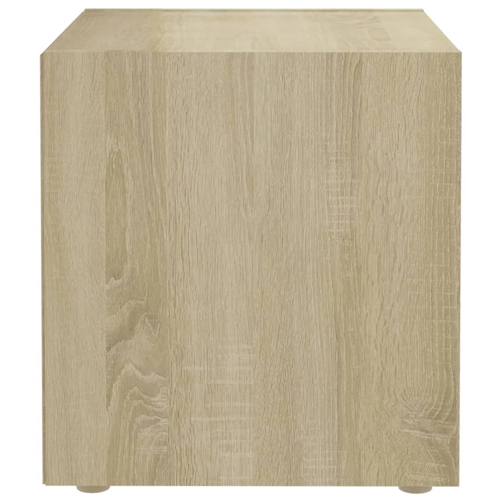 VidaXL Tv-meubelen 2 st 37x35x37 cm bewerkt hout sonoma eikenkleurig